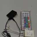 44 Key RGB LED Strip Lights IR Remote Control, Remote Receiver for RGB LED Light Strip, 24V Power Adapter for LED Lights
