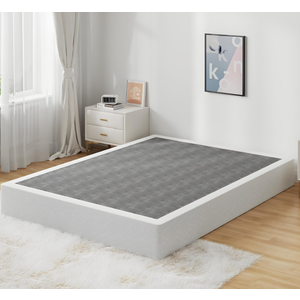 Snaye Queen Size Box Spring Bed Base 9 Inch, 3000lbs Heavy Duty Box Spring Queen Metal Mattress Foundation, Tool-Free Easy Assembly, Noise Free