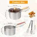 Small Stainless Steel Deep Fryer Pot With Fry Basket for 1-2 person, 2.5L Small Capacity Deep Fryer with Lid, Stock Pot,Stove Top Cooking Pot Deep Fryer With Basket For Cooking Chicken Wings, Seafood