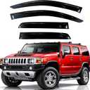 KPY Rain Guards Fit for 2003-2009 Hummer H2, Out-Channel Window Visors Vent Wind Deflectors 4PC, Car Accessories for 03-09 Hummer H2
