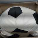 Big Joe Sports Ball Child-Sized Bean Bag Chair for Kids, Soccer Ball Plush, Ultra-Soft Lightweight Polyester Blend, 2.5 Foot Refillable, Single
