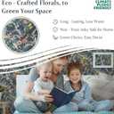 Dimoon 197"x17.3" Vintage Wallpaper Floral Peel and Stick Wallpaper Boho Contact Paper Dark Blue Cute Flower Removable Wall Paper Renter Friendly Kitchen Shelf Liner Bathroom Self Adhesive Vinyl Roll