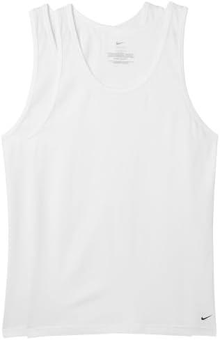 Nike Men's All Day Cotton Stretch Tank Undershirts (2-Pack), M
