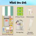 Fresh Market Doorway Kids Playhouse with Drawstring Bag, Cotton Canvas Kid Play House - Fits Most Doors - 30 Seconds to Set Up or Put Away