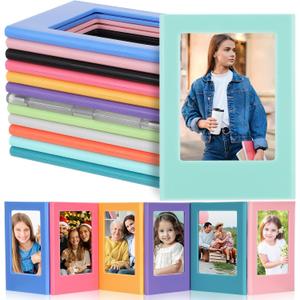 24 Pack Magnetic Picture Frame, Mini Picture Magnets 2.5x3.5 inches Picture Frame for Refrigerator, Wallet Size Magnetic Photo Frames, Magnetic Photo Frames for Refrigerator, School, Office