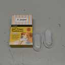 Jasper Dog Toothbrush, 360 Degree Dog Tooth Brushing Kit, Cat Toothbrush, Canine Dental Care & Teeth Cleaning Kit, Pet Finger Tooth Brush, Use with Pet Toothpaste, 2-Pack Clear