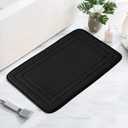 Bathroom Mat Floor Mats Non Slip Carpet Shower Room Doormat Soft and Comfortable Absorbent Machine Washable Easier to Dry