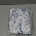 Wovnet 30 Pcs Blue Floral Gift Bags Bulk Reusable Non Woven Vintage Floral Tote Treat Goodie Candy Bags with Handles Spring Flowers Party Favors Pouch for Holiday Wedding Party Decor 10 x 8 x 4 Inch