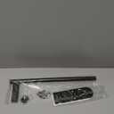 Paper Towel Holder, Self Adhesive or Screw Mounting, Black Wall Mount SUS304 Stainless Steel Paper Towel Holder Under Cabinet for Kitchen, Counter, Cabinet, Bathroom