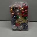 Christmas Ornament Set, 60-70Pcs Shatterproof Christmas Ball Set, Shatterproof Hanging Ball Ornaments for Xmas, Colorful Decorations, Perfect for Xmas Tree Decorations and Holiday Party Decor