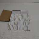 Retro Self Adhesive 12-Inch Vinyl Floor Tiles, 20 Tiles - 12" x 12", Linen Waves Pattern - Peel & Stick, DIY Flooring for Kitchen, Dining Room, Bedrooms & Bathrooms by Achim Home Decor, Natural