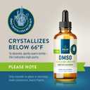 WoldoHealth DMSO 99.9% Pharmaceutical Grade 3.38 oz - FT-IR Verified Dimethyl Sulfoxide, Low Odor Solvent in Glass Bottle with Dropper, Exp Date: 30/11/2028