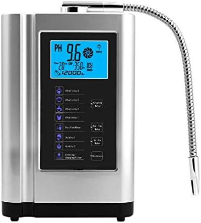 AlkaDrops Water Ionizer, Water Purifier Machine PH 3.5-10.5 Alkaline Acid Water Machine,Up to -500mV ORP, 8000 Liters Per Filter,7 Water Settings,Auto-Cleaning,Intelligent Voice(Silver)