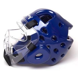 TuToing Kids Adults Karate Headgear with Face Shield, MMA Martial Arts Headgear Boxing Soft Helmet Taekwondo Sparring Head Gear, Small