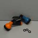 Garden Hose Nozzle Sprayer: 2 Pack 10 Watering Patterns Spray Nozzles Heavy Duty Hose Head Hose Attachment (BlueOrange)