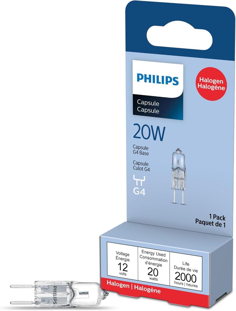 Philips 569293 Halogen 20W Capsule Light Bulb 12 Volt