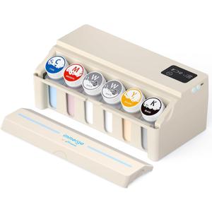 OFFNOVA Immerge CISS DTF with Digital Display, White Ink Circulation System, Extension CISS Ink Tube and Waste Ink Tank/Collector for ET8550 ET8500 L1800 L800 L805 DTF Printer