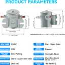 Stylemafia Max 200A Trombetta Continuous Solenoid Relay 3 Terminal Heavy Duty Winch Marine 24106 SPST Solenoid 12VDC