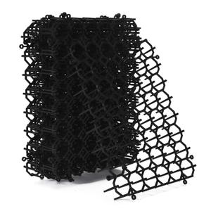 Homarden Cat Repellent Mat  Indoor/Outdoor Scat Mat to Keep Cats Away from Plants, Furniture & Garden  Black Mat with Spikes for Humane Deterrent  Pet-Safe, Flexible Design (2.6*6.5 inches (Pack of 12))