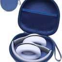 Headphone Case Compatible with Soundcore by Anker Q20i Q20 Q30 Q45 / BERIBES/TOZO/KVIDIO/Beats Noise Cancelling Over-Ear Headphones, Blue