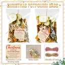 24 Set 50 Pcs Christmas Potpourri Cellophane Bags Resealable Closure Potpourri Gift Bags Stovetop Simmer Instruction Tags DIY Crafting Stovetop Simmer for Home Christmas Party Gift Decor Friend