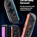 Dockable TPU Protective Case for Nintendo Switch 2 (2025), Ergonomic Anti-Slip Grip Cover, Split Design for Console and JoyCon, Compatible with Original Dock, Shockproof Crystal Clear Shell