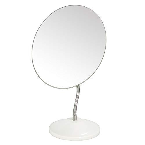 YEAKE Adjustable Flexible Gooseneck Makeup Mirror,360°Rotation Folding Portable Desk Vanity Mirror with Stand Shower Shaving Cosmetic Mirror Round Large YEAKE Adjustable Flexible Gooseneck Makeup Mirror,360°Rotation Folding Portable Desk Vanity Mirror with Stand Shower Shaving Cosmetic Mirror Round Large