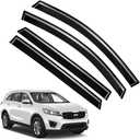 Rain Guards for Kia Sorento 2016-2020, Tape-on Side Window Deflectors for Kia Sorento, Window Visors for Kia Cars, Car Accessories 4 Rain Guards
