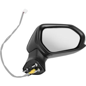 Black Rear View Mirror Set for Toyota Camry 2018 2019 2020 2021 Right Passenger Side Rear View Mirror Replacement TO1320366/TO1321366