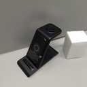 Upgraded 3 in 1 Wireless Charger for Google Pixel Watch 3/2, for Pixel 10/10 Pro/10 Pro XL/9 Pro/9/Fold/8,Pixel Buds Pro 2/Pro,Wireless Charging Station for Multiple Devices (Not for Pixel Watch 4/1) (BLACK)