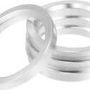 X AUTOHAUX 4pcs OD 70.1mm to ID 56.1mm Aluminum Alloy Car Hub Centric Rings Wheel Bore Center Spacer