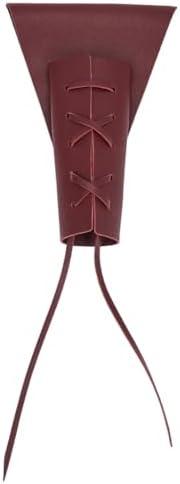 GORGECRAFT Black Sword Holster PU Leather Medieval Retro Adjustable Waist Dagger Protective Cover Case Shoulder Back BUC