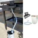 Replacement for Blackstone Griddle Drip Pan  Fits 17",22" Griddles, Grease Tray Free one-Gallon Capacity Steel Pail