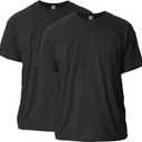 Gildan Adult Ultra Cotton T-Shirt, Style G2000, Multipack (XX-Large, Black)
