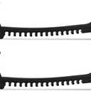 Ice Skate Guards Ice Skate Blade Covers Skate Blade Protector, 1 Pair of Adjustable Skate Guards for Hockey or Figure Skating (Large (Adult), Black)