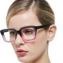 MARE AZZURO Women's Reading Glasses Stylish Readers 0 100 125 150 175 200 225 250 275 300 350 400 500 600 (Purple 1.25)