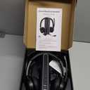 Bluetooth Headset, Wireless Headset with Mic for Work, Qualcomm Dongle, 5.4 Headsets with Microphone for Work, Wireless Noise Cancelling Headphones (Black)