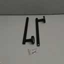 Matte Black Towel Bar, 18 Inch Bathroom Towel Rack, Towel Holder Wall Mounted, Thicken SUS304 Stainless Steel Towel Rod Modern Home Decor (Total Length 20-Inch)