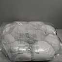 petfelix Cat Beds for Indoor Cats, Machine Washable Non-Skid, Fluffy Flower Cat Bed Cute, Anti Anxiety Dog Beds for Toy Size Dogs, 20 * 20 Inches, Grey