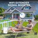 2026 WiFi Extender Signal Booster for Home, WiFi Repeater Signal Amplifier Long Range Extension Internet Signal, Extend and Expand the Coverage Range of WiFi, Supporting 99% of Device