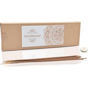 Sandalwood Incense Sticks, 120pcs Natural Sandalwood and Handmade Incense Sticks, Charcoal Free and 45 Minute Burn Time for Home Fragrance, Meditation, Yoga, Spiritual Healing