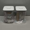 OXO Pop 6pc Baking Airtight Food Storage Container Set: Dishwasher-Safe, Silicone & ABS Lids, White
