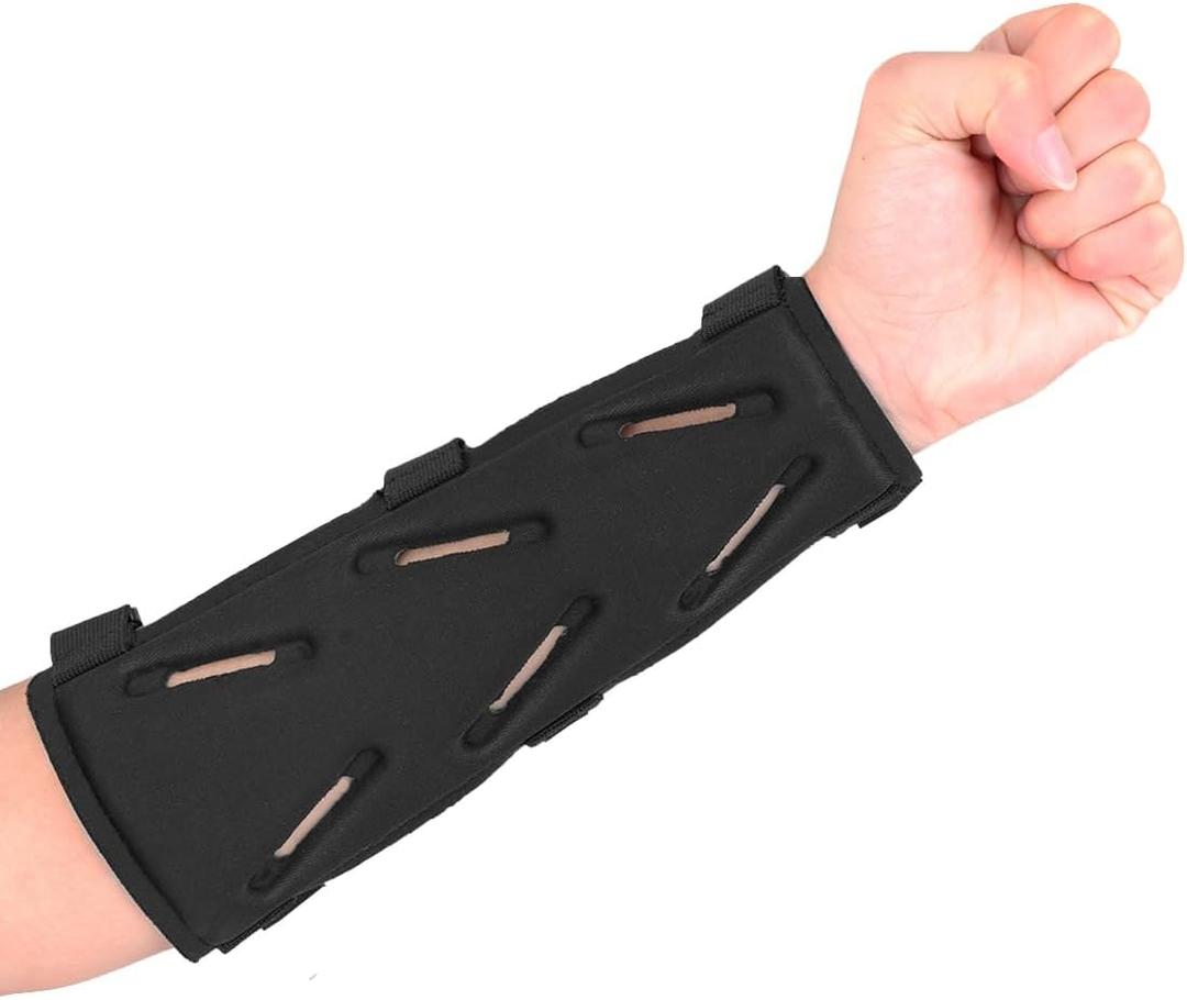 Archery Arm Guard Adjustable Protective 3-Strap Accessory Lightweight Hunting Target Shooting Adult Unisex Arm Guards for Athletic use