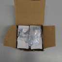 Crystal Vintage Cabinet Knobs Cabinets Knob, 4 Pack Flower Glass Brushed Nickel Clear Crystals Small Pull for Closet Dresser Drawers Cupboard Wardrobe, Solid Retro Pulls Old Fashioned Drawer Handle