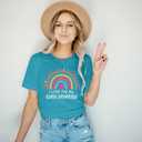 Teacher Shirt for Women Last Day of School T-Shirt Teacher Life Graphic Tee Tops Teachers Gift T-Shirt Blouse (Blue, M)
