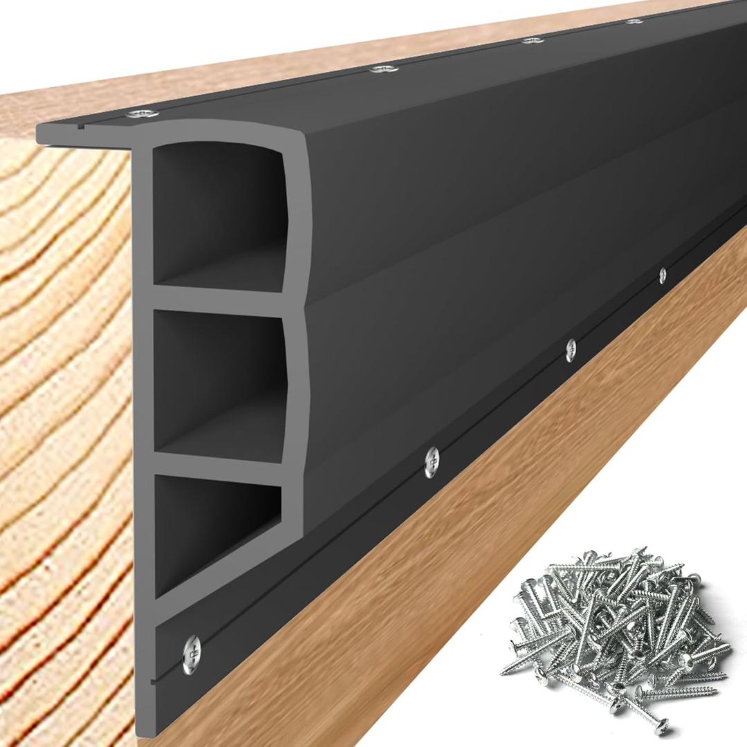 Nalwort Dock Bumpers 24 Feet, Full Protection Dock Fender for Straight Edge and Side, Boat Dock Bumpers for Edging, Includes Mounting Screws, Black Gray Blue Brown Green Orange Yellow