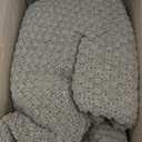 EVERGRACEHOME Chunky Chenille Knit Throw Blanket for Couch, Soft Luxurious Moss Stitch Blankets for Bed, Cozy Decorative Farmhouse Knitted Throws for Sofa, Mocha Brown, 60" x 80"