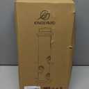 Kingsyard 2 Pack Tube Bird Feeders for Outdoors Hanging, Premium Hard Plastic Bird Feeder with 6 Feeding Ports, Weatherproof & Steel Hanger, Attracting for Wild Birds (Green)