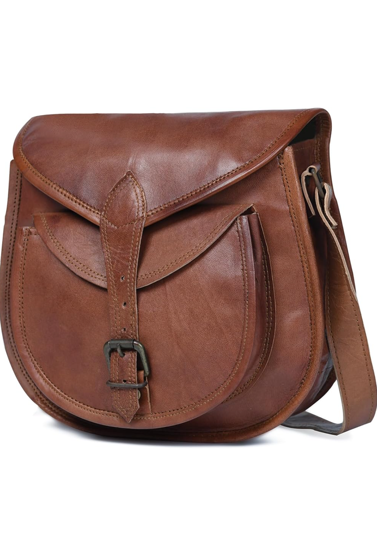 Leather Crossbody Satchel, Side Bags for Women, Side Purse for Women Crossbody – Premium Unisex Bag