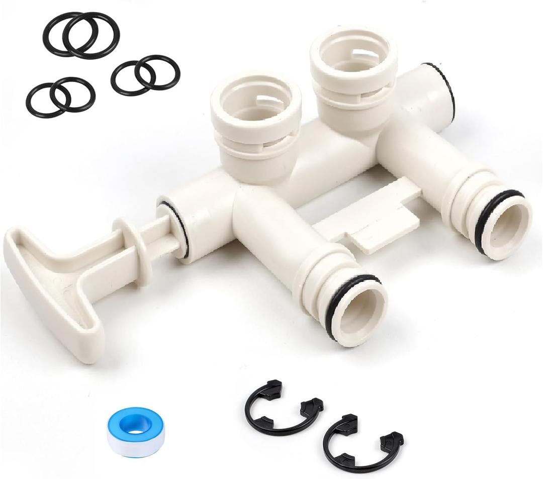 Upgraded Water Softener Bypass Valve 7278434, Compatible with Sears, North Star, GE, Ecowater, 3/4" Softener Valves